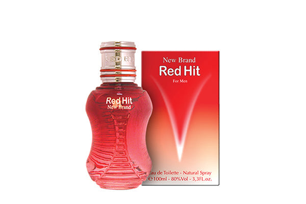 New Brand Men's Red Hit EDT 100 ML Spray