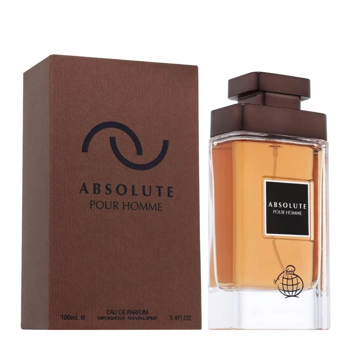 Fragrance World Absolute MEN Eau De Parfum Spray 100 ml