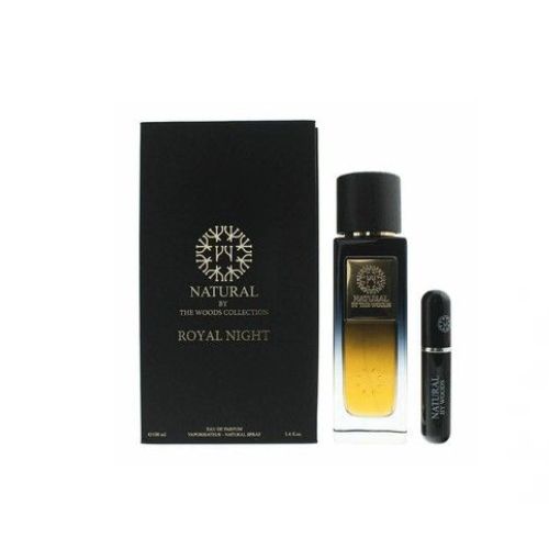 The Woods Collection Natural Royal Night Unisex EDP Set 100 ml & Refill Travel Bottle Gift