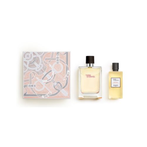 Hermes Terre D'Hermes Men 2 Piece Set 100 ml Eau De Toilette Spray 80 ml Shower Gel