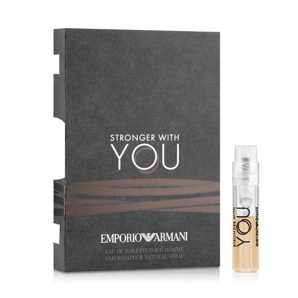 Giorgio Armani Stronger With You Men Eau de Toilette sample 1.2 ml Vial