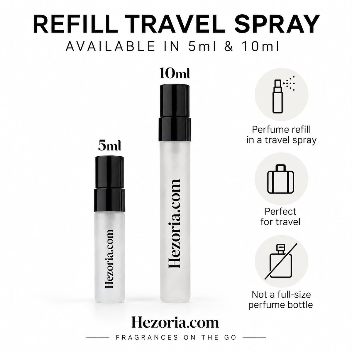 Al Haramain Junoon Noir EDP 10 ml Women travel bottle