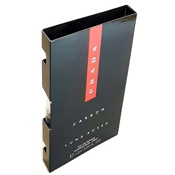 Prada Luna Rossa Carbon eau de toilette for men 1.2 ml with spray vial