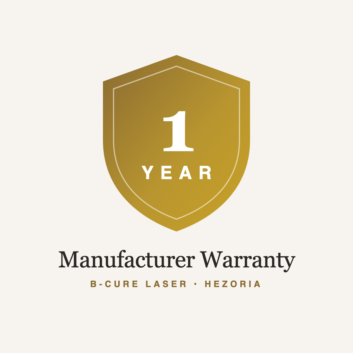 1-Year Manufacturer Warranty