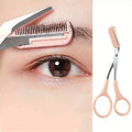 Pink Eyebrow Scissors stainless steel
