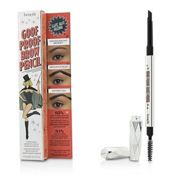 Benefit Ladies Goof Proof WARM BLACK BROWN Pencil Easy Shape & Fill 05 Deep Makeup