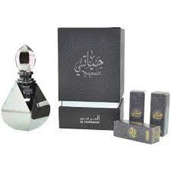 Al Haramain Hayati Perfume Oil 3 ml & 3 X 3 ml Refill bottles SET Unisex