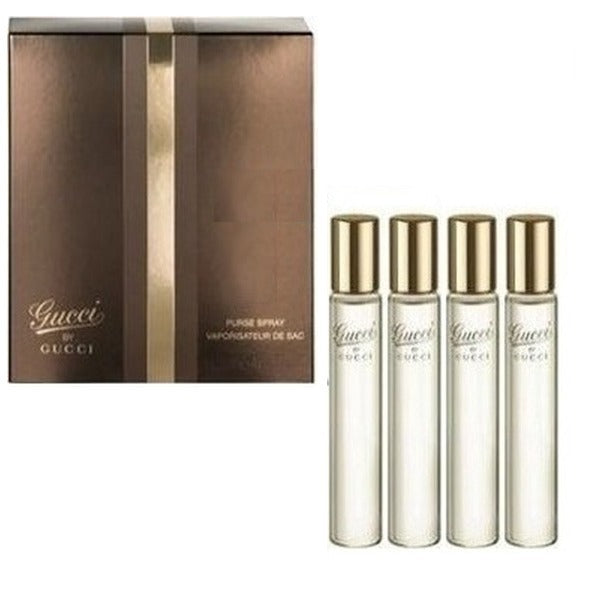 Gucci by Gucci For Women Refills Set EDP Travel 4 X 15ml + Travel Spray Bottle Gift