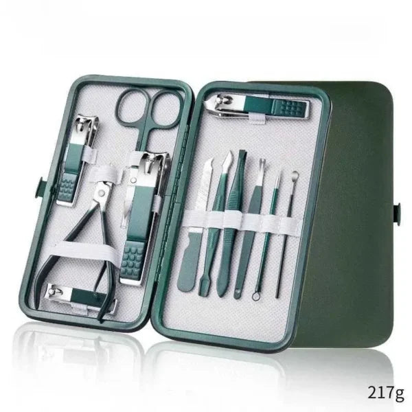 Manicure Set Nail Clippers Kit 12 Pcs